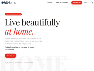 All Home New Zealand website preview