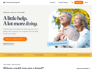 Assisted Living - UK website preview
