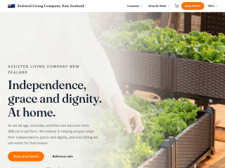 Assisted Living - NZ website preview