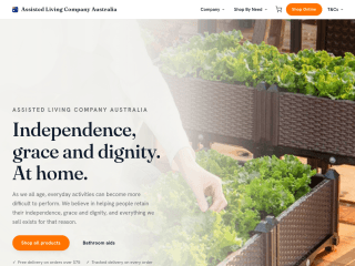 Assisted Living - Australia website preview