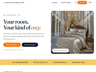 BEDLINEN - USA website preview