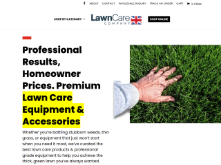 Lawn Care UK website preview