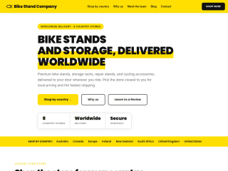 Bike - COMPANY PAGE website preview
