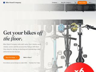 Bike Stand Europe website preview