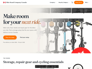 Bike Stand Canada website preview