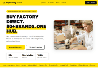 Buy Factory Direct website preview