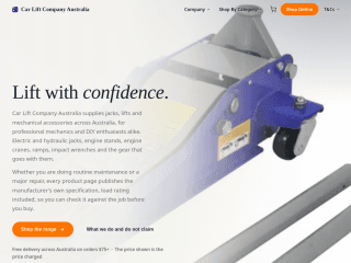 Car Lift Australia website preview
