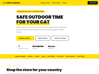 The Catio Company website preview
