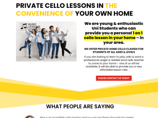 Cello website preview