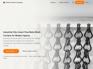 ChainCurtain - Australia website preview