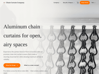 ChainCurtain - USA website preview