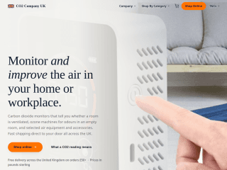 CO2 Meter UK website preview
