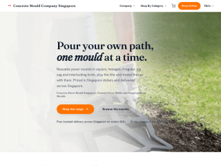 Concrete Mould Company Singapore website preview