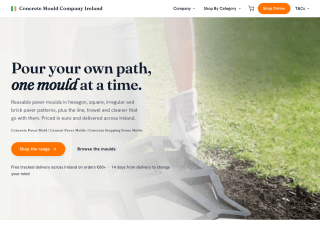 Concrete Mould Company Ireland website preview