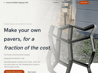 Concrete Mould Company USA website preview