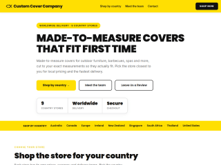 CustomCover - COMPANY PAGE (TP) website preview