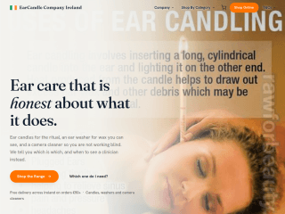 EarClean - Ireland website preview