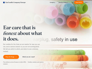 EarClean - Europe website preview