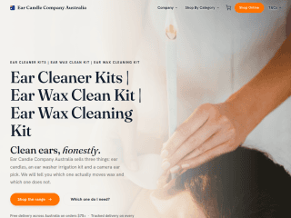 EarClean - Australia website preview