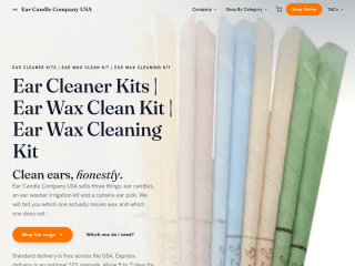 EarClean - USA website preview