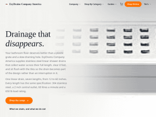 Ezy Drains website preview