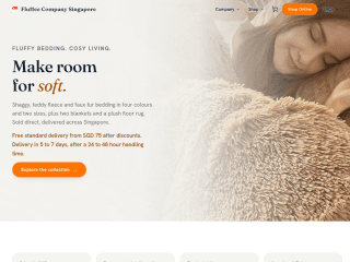 Fluffee Singapore website preview