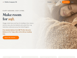 Fluffee UK website preview