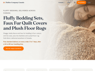 Fluffee Canada website preview