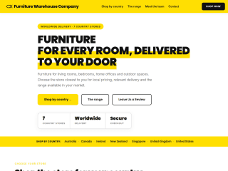 Furniture - COMPANY PAGE website preview