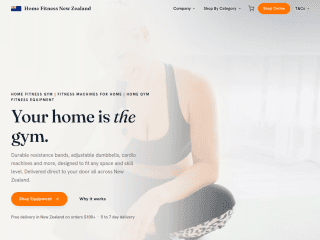 Home Fitness - NZ website preview