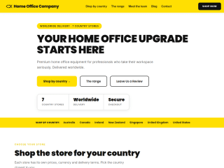 HomeOffice - COMPANY PAGE website preview