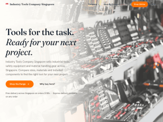 Industry Tools | Singapore website preview