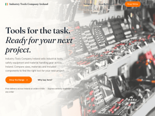 Industry Tools | Ireland website preview