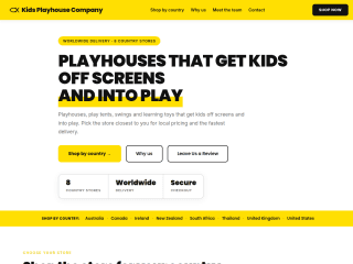 KidsPlayhouse - COMPANY PAGE website preview