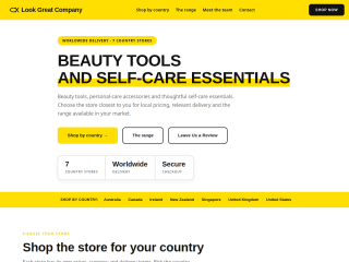 LookGreat - COMPANY PAGE website preview