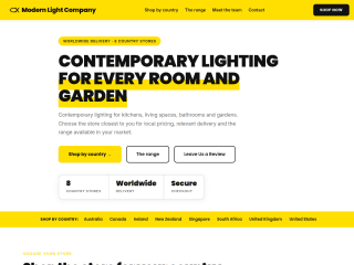 ModernLight - COMPANY PAGE website preview