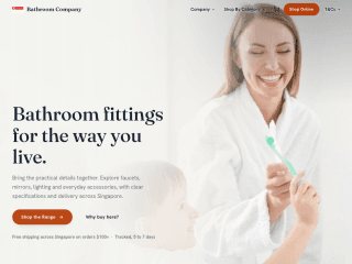 Bathroom - Singapore website preview