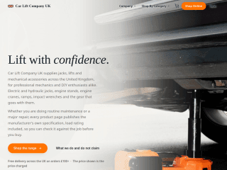 Car Lift UK website preview