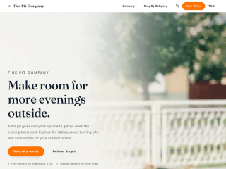 FirePit | USA website preview