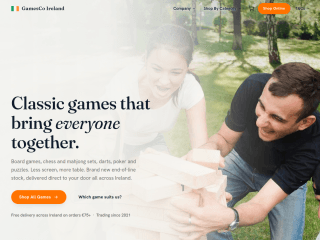 GamesCo Ireland website preview
