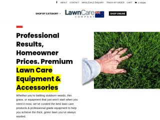 Lawn Care Zealand website preview