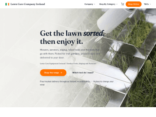 Lawn Care Ireland website preview