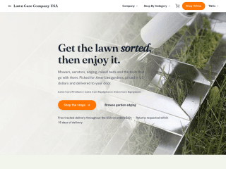 Lawn Care USA website preview