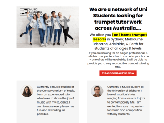 Trumpet website preview