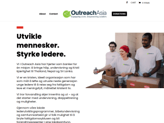 Outreach Asia website preview