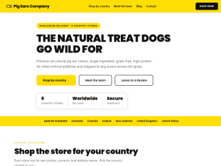 PigEars - COMPANY PAGE website preview