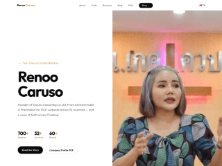 Renoo Caruso website preview