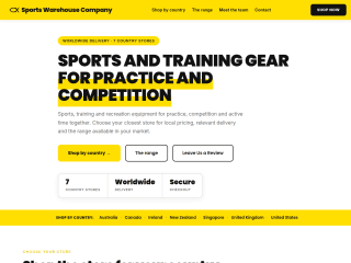 Sports - COMPANY PAGE website preview
