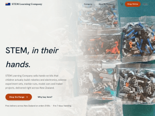 STEM Learning New Zealand website preview