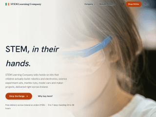 STEM Learning Ireland website preview
